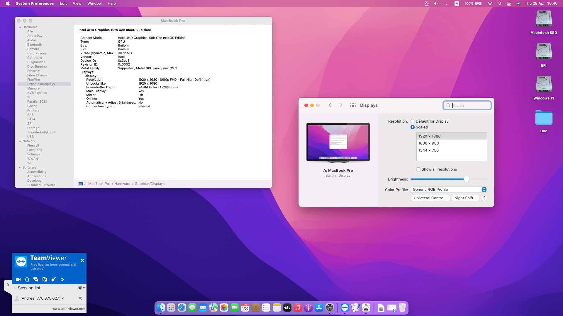 MSI Modern 14 B10MW 4th [CometLake   Intel UHD Graphics 10Th Gen + I2C]   OpenCore 3